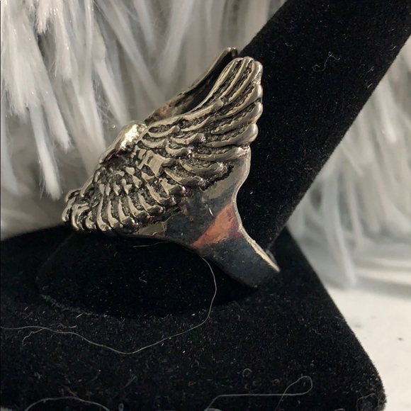 Silver Eagle Ring - Picture 3 of 6